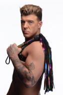 Picture of Rainbow Leather Flogger