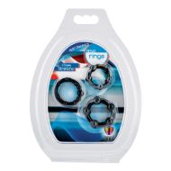 Picture of Black Performance Erection Rings - Packaged