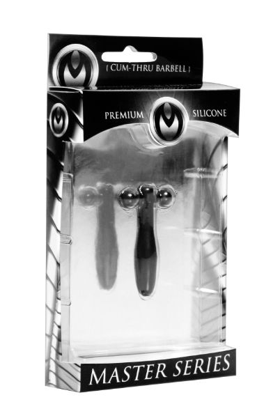 Picture of The Hallows Silicone Cum-Thru Barbell Penis Plug