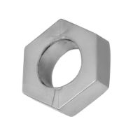 Picture of Silver Hex Heavy Duty Cock Ring and Ball Stretcher
