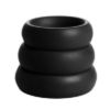 Picture of 3 Piece Silicone Cock Ring Set - Black