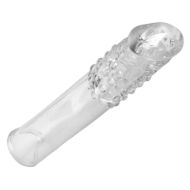 Picture of Thick Stick Clear Textured Penis Extender