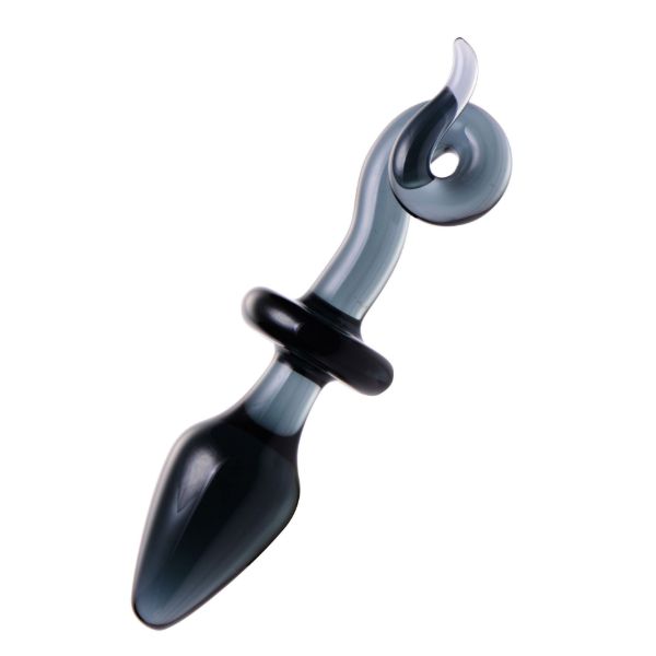 Picture of Swine Pig Tail Glass Anal Plug