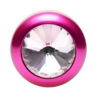 Picture of Solitaire Gem Accented Aluminum Anal Plug