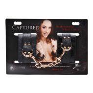 Picture of Captured Embroidered Wrist Cuffs- Black