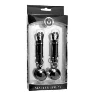 Picture of Black Bomber Nipple Clamps with Ball Weights