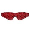 Picture of Crimson Tied Full Blackout Embossed Blindfold