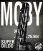 Picture of Moby Huge 3 Foot Tall Super Dildo - Black