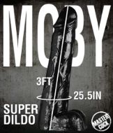 Picture of Moby Huge 3 Foot Tall Super Dildo - Black