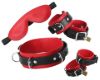 Picture of Red Premium Leather Bondage Essentials Kit