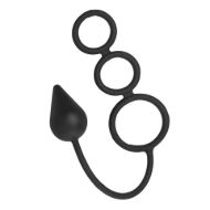Picture of Silicone Triple Ring with Compact Anal Plug