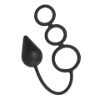Picture of Triple Threat Silicone Tri Cock Ring with Anal Plug