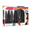 Picture of Level Up 3 Piece Anal Plug Set- Black