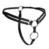 Picture of Dual Penetration Harness Kit with 2 Silicone Dildos