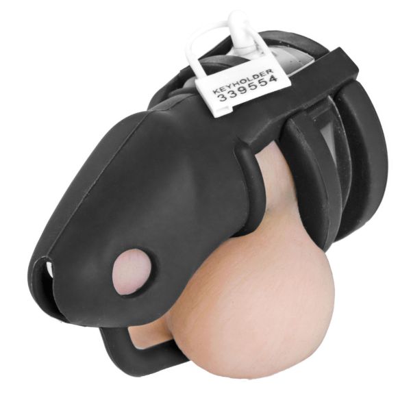 Picture of Sado Shadow Locking Silicone Male Chastity Device