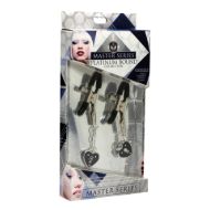 Picture of Charmed Heart Padlock Nipple Clamps