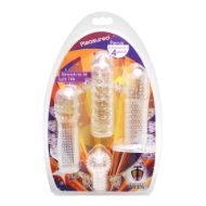 Picture of Pleasured Penis Enhancement Sleeve 4 Pack