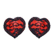 Picture of Lacey Red Heart Pasties