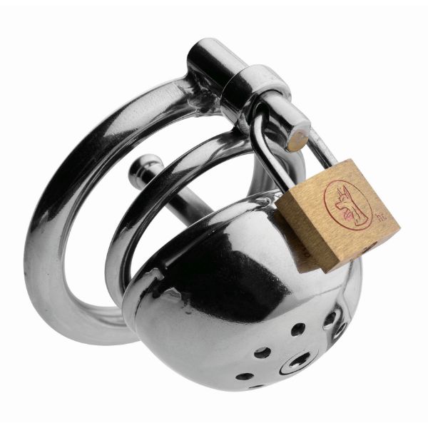Picture of Solitary Plus Extreme Confinement Cage with Cum-Thru Plug