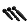 Picture of Dark Rods 3 Piece Silicone Penis Plug Set