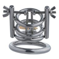 Picture of Deluxe Cleaver Urethral Spreader CBT Chastity Cage