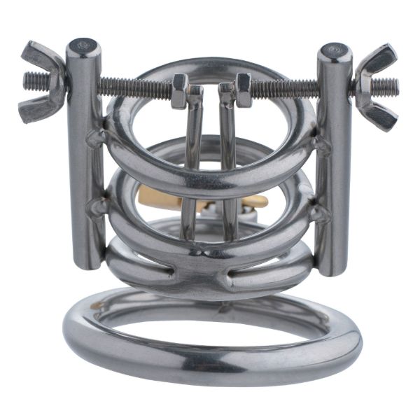 Picture of Deluxe Cleaver Urethral Spreader CBT Chastity Cage