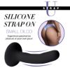 Picture of Black Silicone Strap-On Dildo - Small