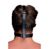 Picture of Blindfold Harness and Black Ball Gag