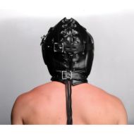 Picture of Sensory Deprivation Hood with Open Mouth Gag