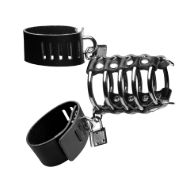 Picture of Maximum Submission Gates of Hell Locking Leather and Steel Cage