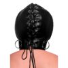 Picture of Bondage Hood with Posture Collar and Zippers
