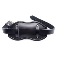 Picture of Leather Padded Silicone Penis Mouth Gag