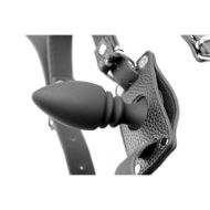 Picture of Male Cock Ring Harness with Silicone Anal Plug