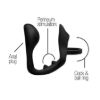 Picture of Excursion Silicone Triple Stim Anal Plug with Cock and Ball Ring