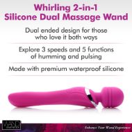Picture of Whirling Wand 2 in 1 Silicone Dual Massage Wand