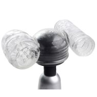 Picture of Twin Turbo Strokers 2 in 1 Wand Attachment for Men