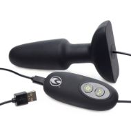 Picture of Popper Plug 7x Rechargeable Vibrating Silicone Anal Plug- Large