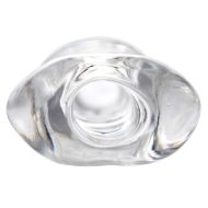 Picture of Tight Hole Clear Ribbed Penis Sheath
