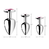 Picture of Pink Gem Anal Plug- Medium