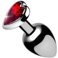 Picture of Red Heart Gem Anal Plug- Medium