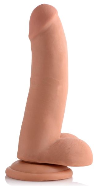 Picture of 8 Inch Ultra Real Dual Layer Suction Cup Dildo- Medium Skin Tone