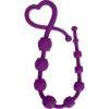Picture of Hearts n Studs Silicone Anal Beads - Purple