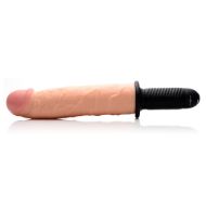 Picture of Onslaught 13 Mode XXL Vibrating Giant Dildo Thruster - Flesh