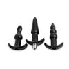 Picture of 4 Piece Vibrating Anal Plug Set- Black