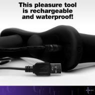 Picture of Double Take 10X Double Penetration Vibrating Strap-on Harness - Black
