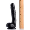 Picture of 7 Inch Slim Dildo with Balls- Black