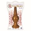 Picture of The King Ribbed Tip Anal Plug â€“ Gold