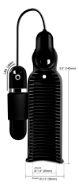 Picture of Lightning Stroke Silicone Stroker With Vibrating Bullet