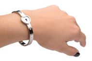Picture of Cuffed Locking Bracelet and Key Necklace