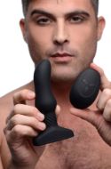 Picture of Slim M Curved Rimming Plug With Remote Control